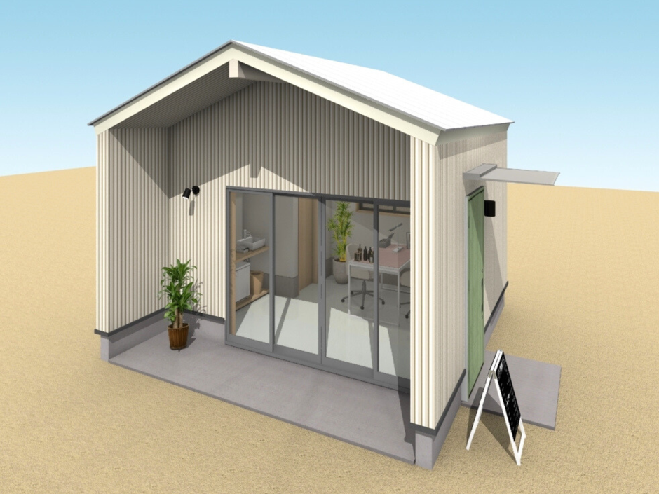 ネイルサロンタイプの小屋のイメージ図01