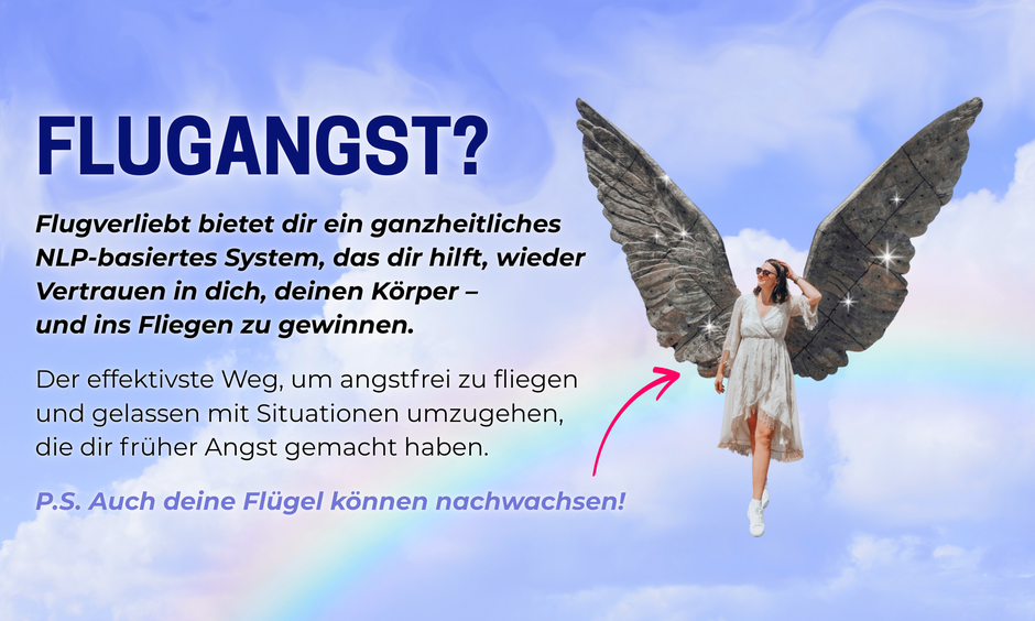 Ohne Angst fliegen! Wie du Flugangst dauerhaft besiegst!