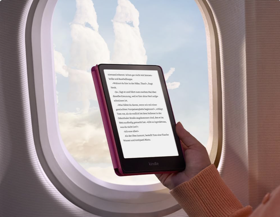 Kindle Paperwhite Flugzeug