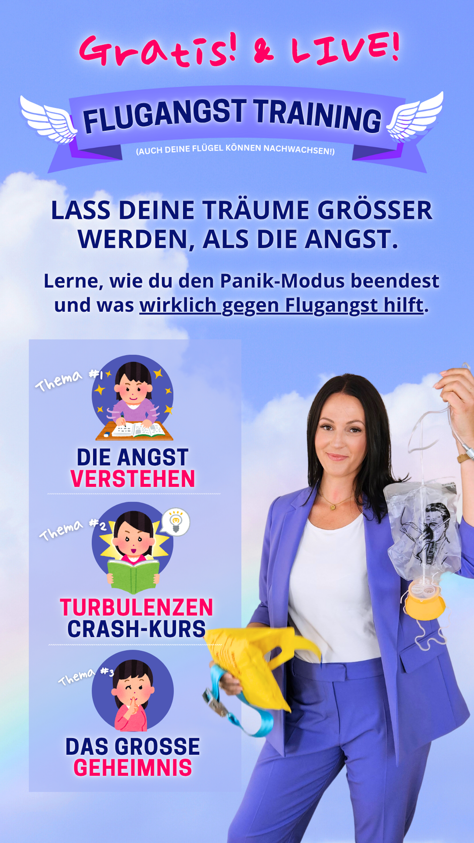 Flugangst Training! 100% kostenlos!