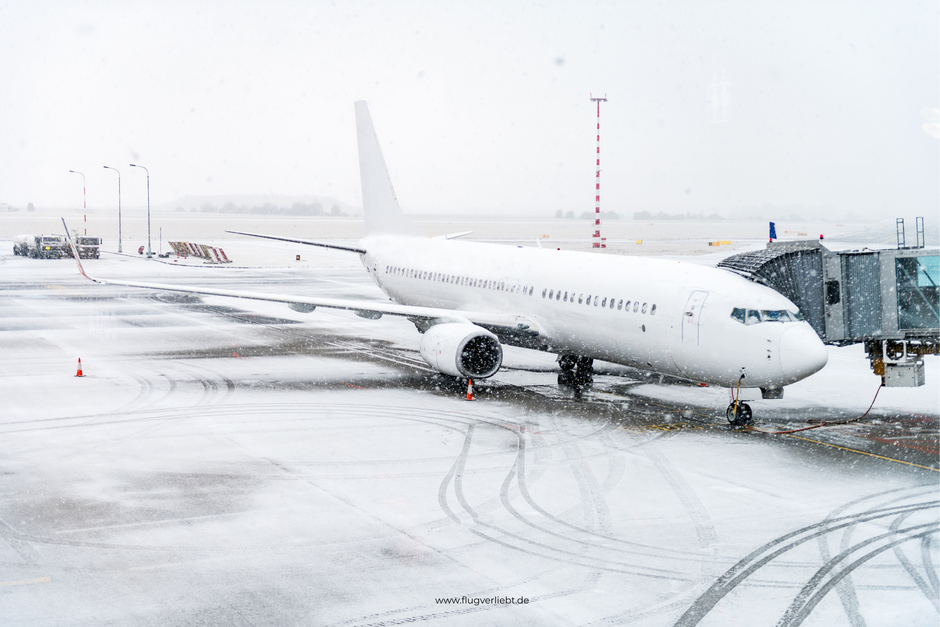 Winter am Flughafen. Wie gefährlich ist Schnee auf den Tragflächen?