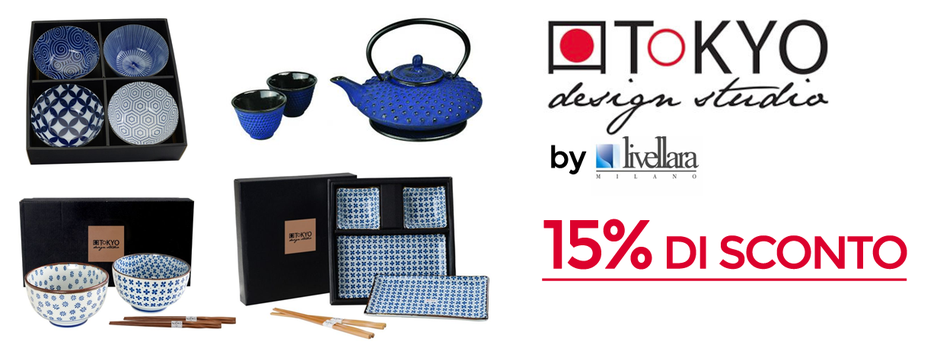 TOKYO  - 15% Tokyo Design Studio , sconto 15% tokyo by livellara