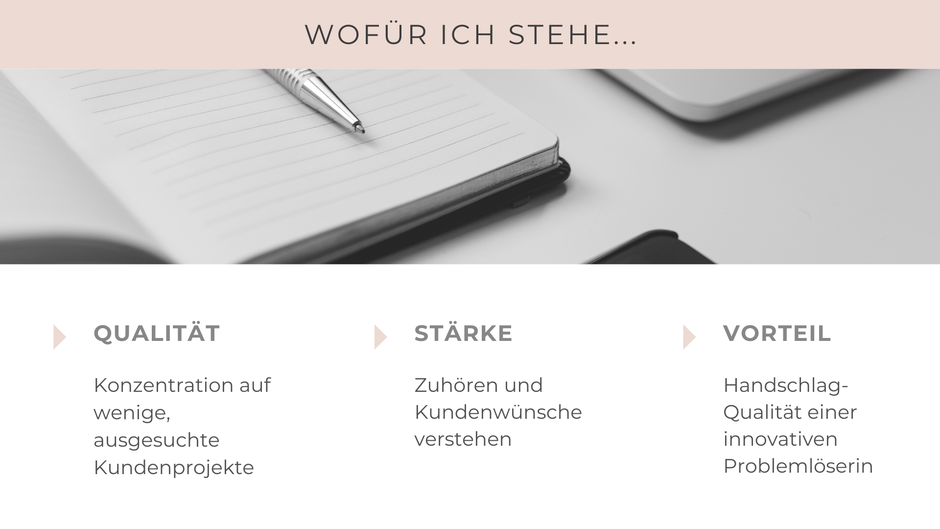 Qualität Stärke Vorteil Foto Notebook mit Stift