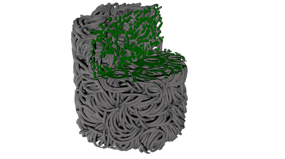 Image: X-Ray tomographic image of a NiTi entangled wire (sample height = 35 mm) showing the internal homogeneity of the material (Credit: 2015 Macmillan Publishers Limited)