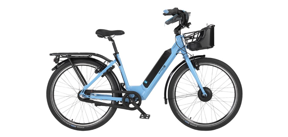 vélo electrique d'occasion bleu