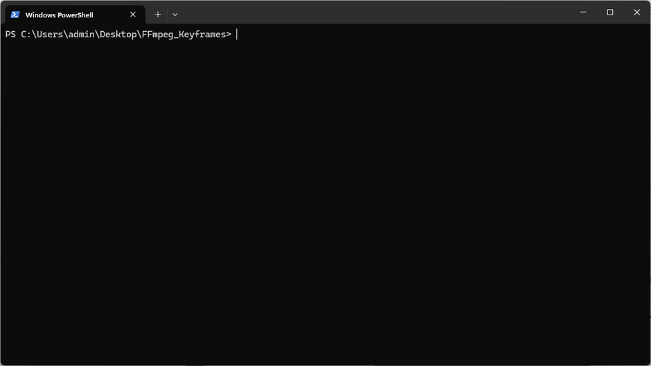 Die PowerShell ist nun bereit, um Ihre Befehle einzugeben...