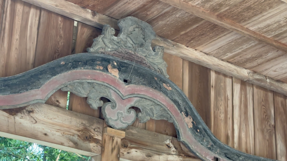 行橋・今井熊野神社 天井下