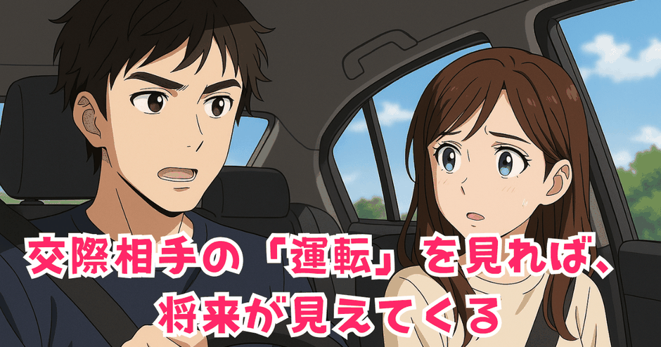 車の運転から分かる相手の性格と将来性を徹底解説