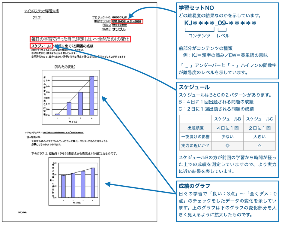 学習結果のフィードバック 高校生 紙 Online Manuel