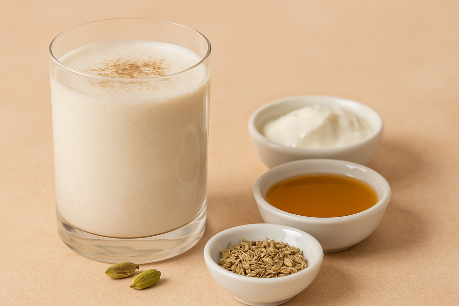 Lait médicinal (lait et ghee) dans le cadre du panchakarma à domicile