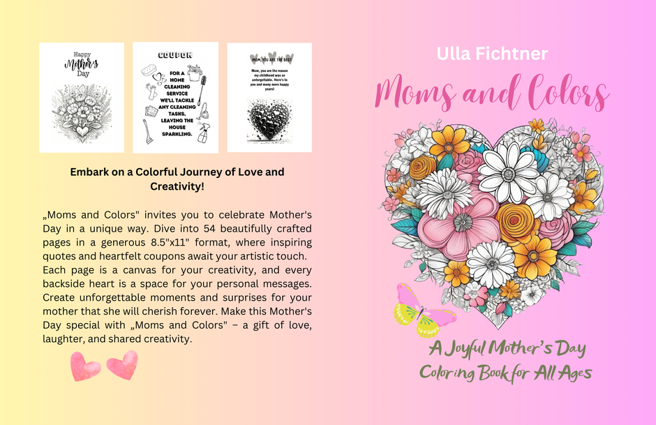 A Joyful Mother's Day Coloring Book for All Ages