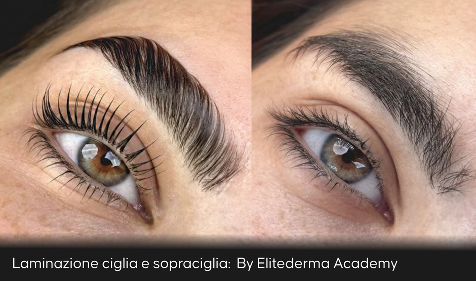 lamiazione ciglia e sopracciglia lash lifting e brow lift