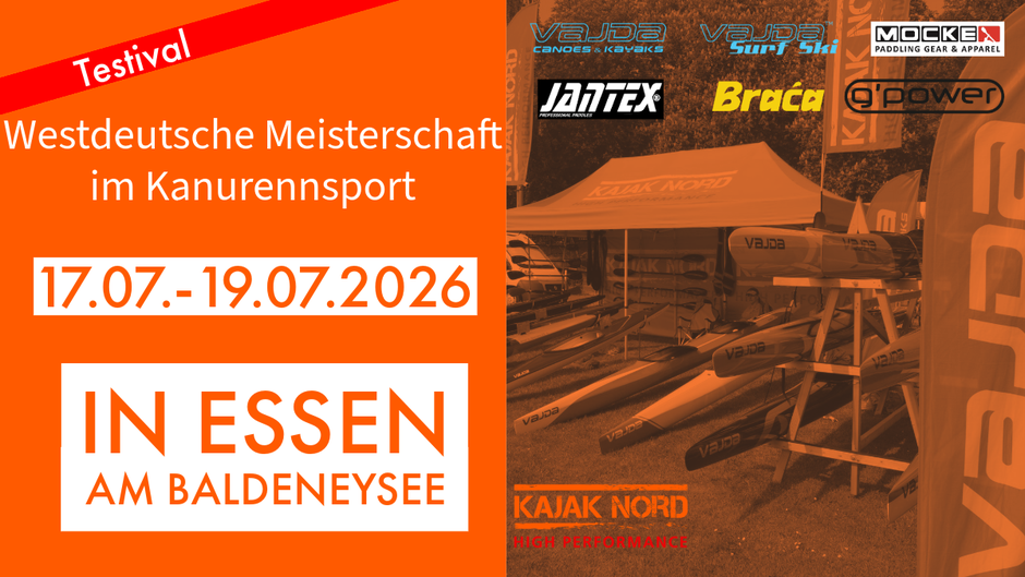 Westdeutsche Meisterschaft Kanurennsport 2026 Essen, Vajda_Kajak Nord Testival