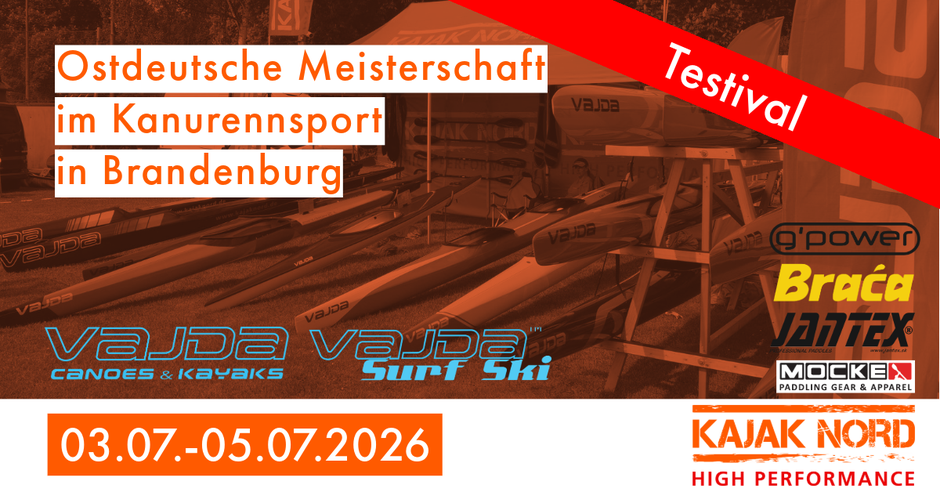 Ostdeutsche Meisterschaft im Kanurennsport 2026 ODM, Kajak Nord_VAJDA Testival