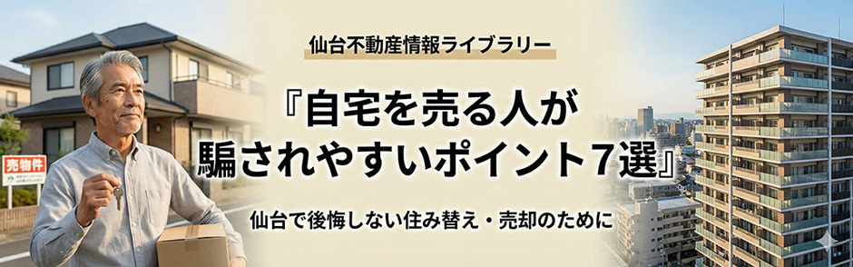 自宅を売る人が騙されやすいポイント７選