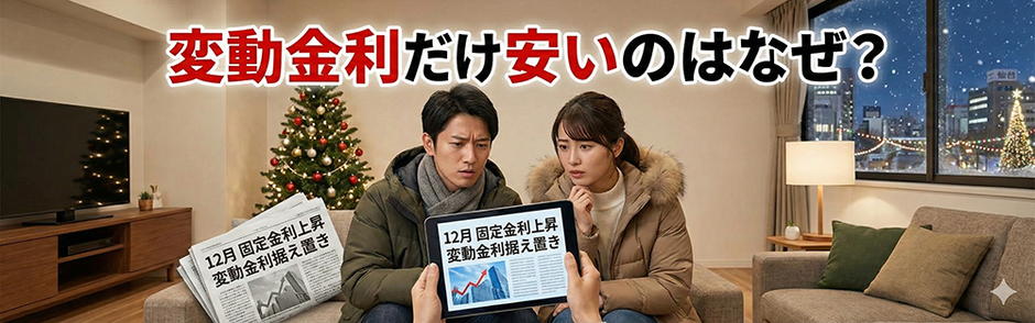変動金利だけ安いのはなぜ?