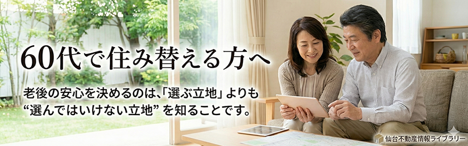 老後の安心を決めるのは、「選ぶ立地」よりも”選んではいけない立地”を知ることです。