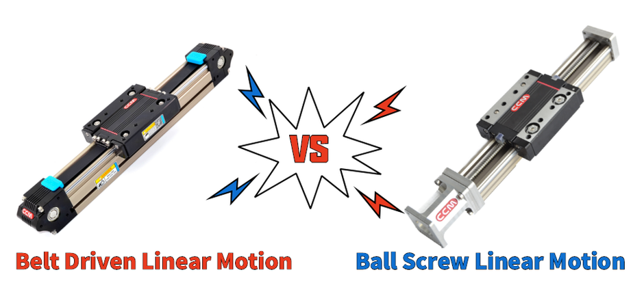 Belt Driven Linear Motion versus Ball Screw