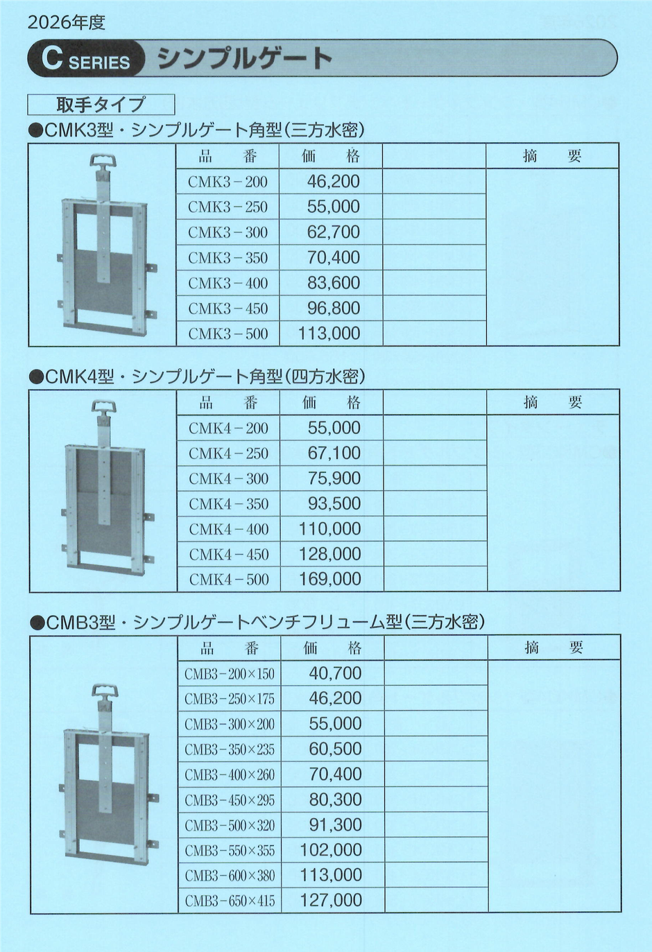 主に農業用水路に取り付けられる、様々なゲートや扉をご紹介するページです