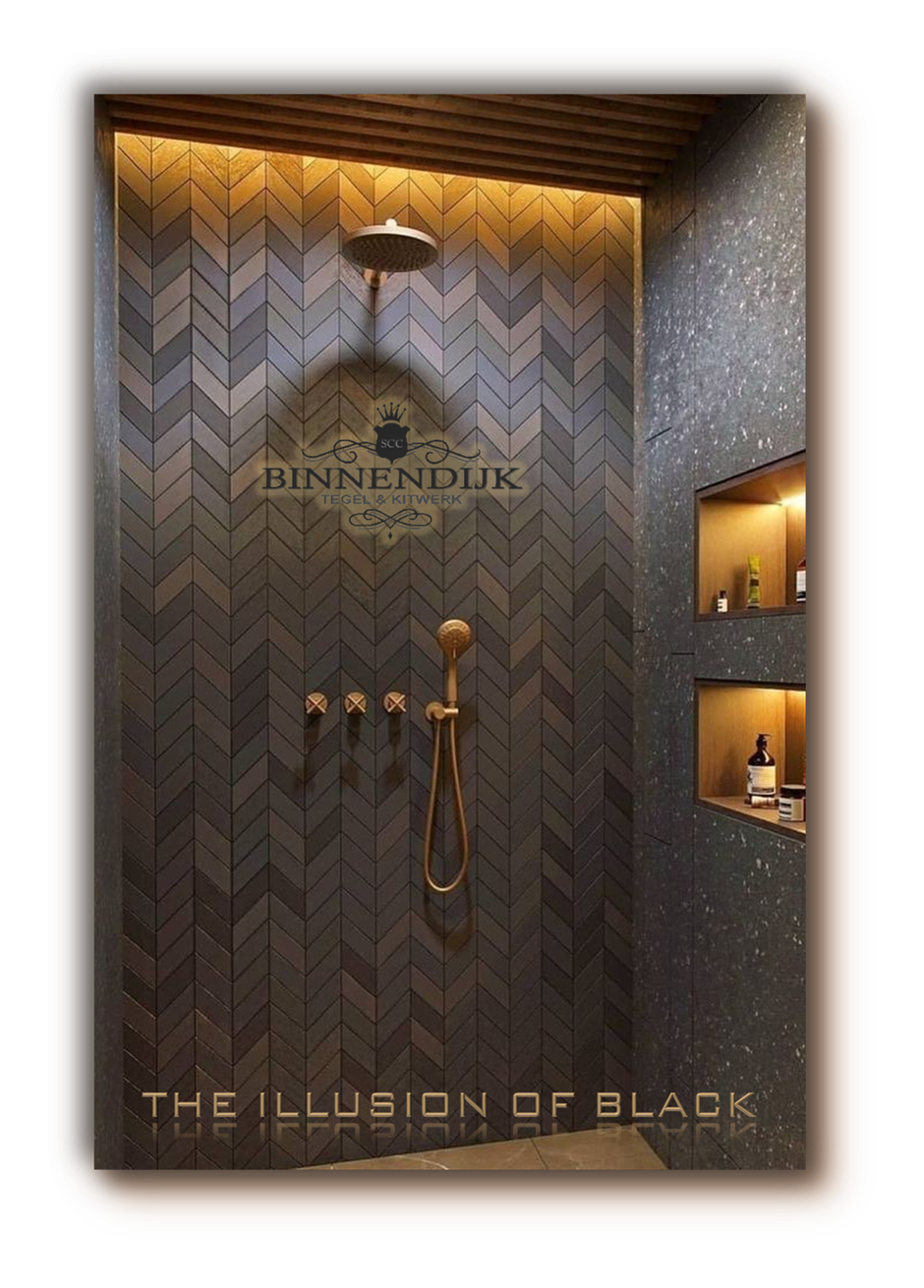 BTK Binnendijk Tegel & Kitwerk | zwarte wandtegels badkamer | BTK Tegelzetters Venlo