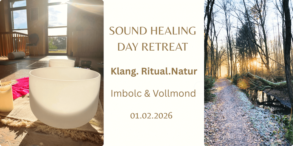 Tagesretreat mit Sound Healing, Imbolc Ritual und Waldspaziergang in der Nordheide in Jesteburg Lüllau