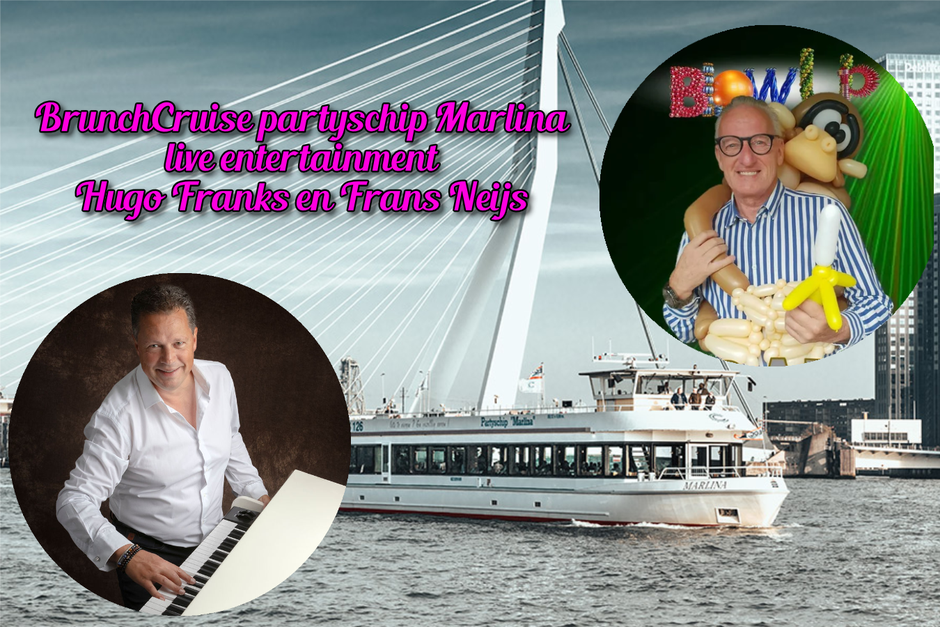 rederij Fortuna Spijkenisse, brunchcruise met live muziek en entertainment op het partyschip Marlina