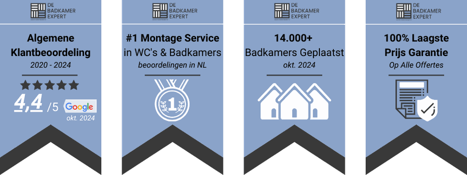Topbeoordelingen complete badkamer inclusief montage
