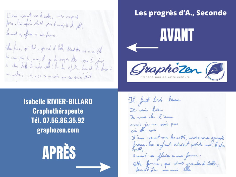 Isabelle Rivier-Billard, graphothérapeute, spécialiste de l'écriture manuscrite à Plérin, près de Saint-Brieuc, dans les Côtes-d'Armor (22)