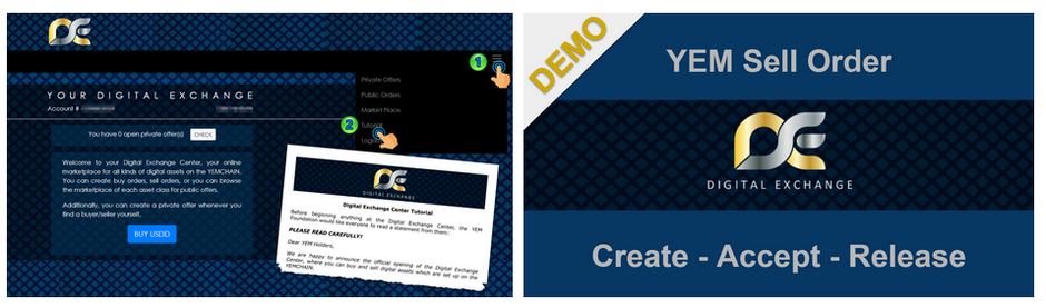  VIDEO - Digital Exchange Center - YEM Private Sell Order Demo - Complete Procedure Crypto Currency & Blockchain VIDEO - Digital Exchange Center - YEM Private Sell Order Demo - Complete Procedure