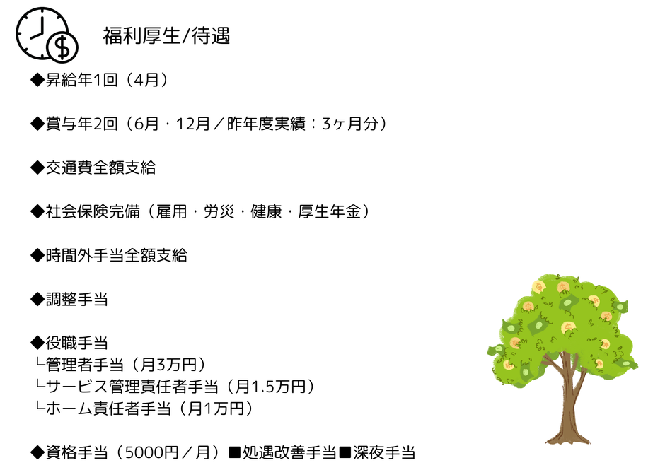 福利厚生　賞与　昇級　社保
