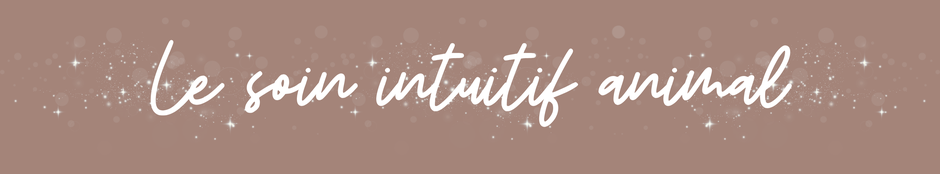 Image titre de la page de présentation du soin énergétique intuitif à distance pour animal proposé par Céline énergie intuitive 