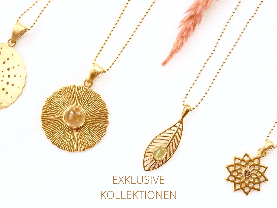spiritueller Schmuck mit Symbol und Edelstein Anhänger