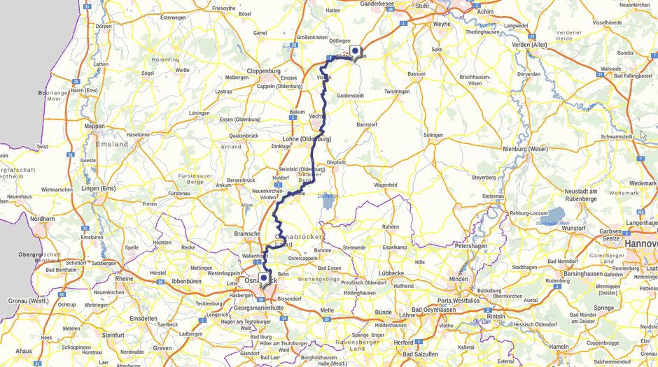 Pickerweg auf GeoLife.de