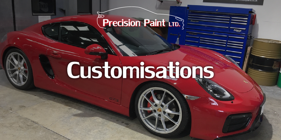 Car Carbon Fibre Customisations Intro Graphic, Precision Paint, Wellington, Somerset