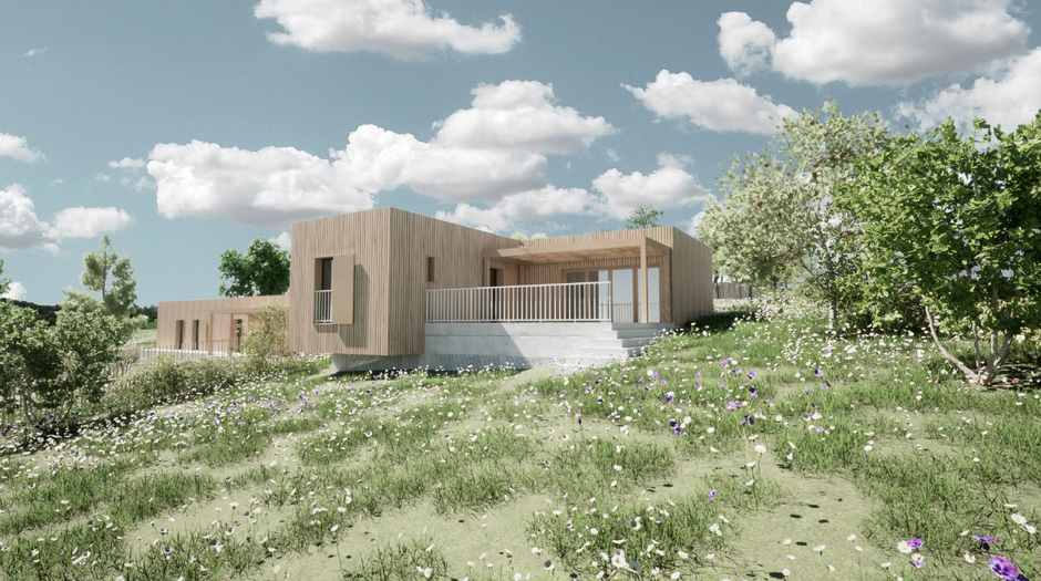 Terrain constructible, construction maison bois, Sud Gironde 33, Nouvelle Aquitaine, vue dégagée, terrain à bâtir, projet construction
