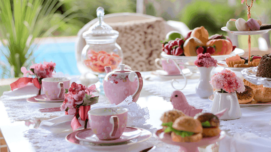 tea party planning ideas, how to host a tea party, tea party themes; tea party catering in Austin, TX