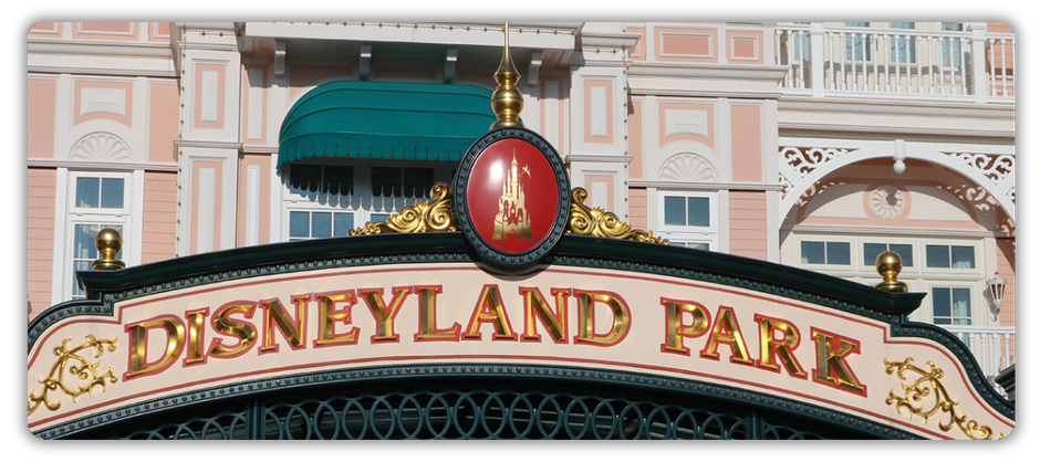 haupteingang disneyland paris frankreich