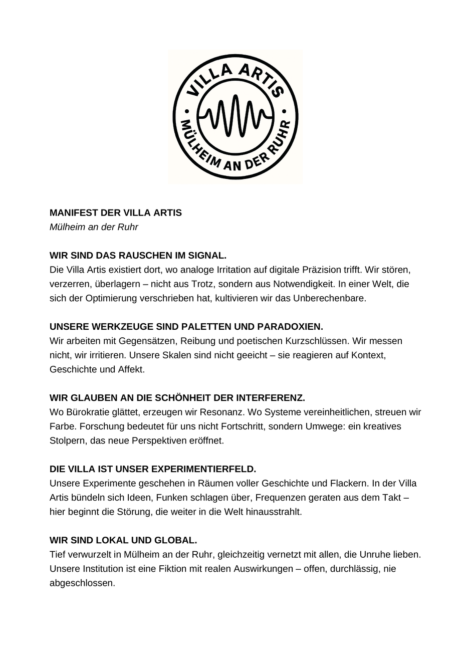 MANIFEST in Bezug auf Aktivitäten auf dem Gebiet der Künstlichen Intelligenz (KI)