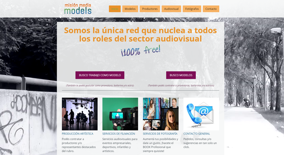 Haz click en la imagen para ingresar al sitio web oficial de Misión Media Models ¡La única red argentina que nuclea a todos los roles del sector audiovisual!