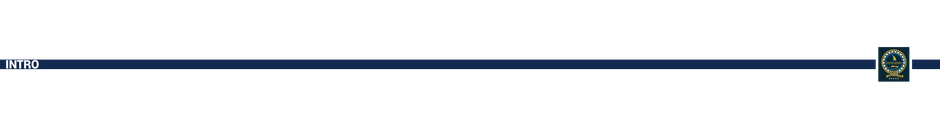 Blauer INTRO-Divider mit typografischem Titel und HOZ Akademie-Emblem als Abschluss rechts.