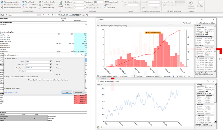 MC FLO Monte Carlo Simulation Excel