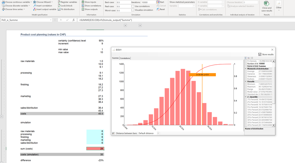 sandbagging monte carlo simulation excel MC FLO