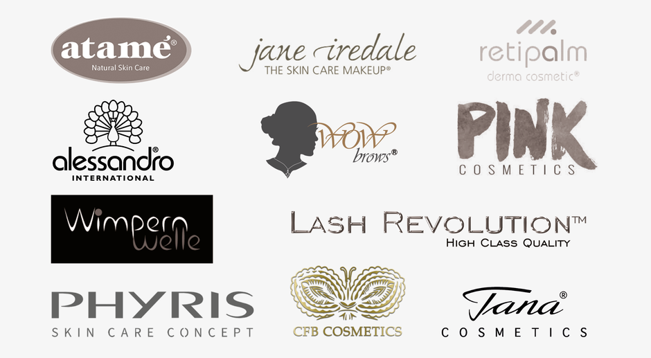 Kosmetikstudio in Giessen arbeitet mit - retipalm, zartgefuehl, atame, wow brows, tana cosmetics, alessandro, lash revolution, PINK Cosmetics Waxing,