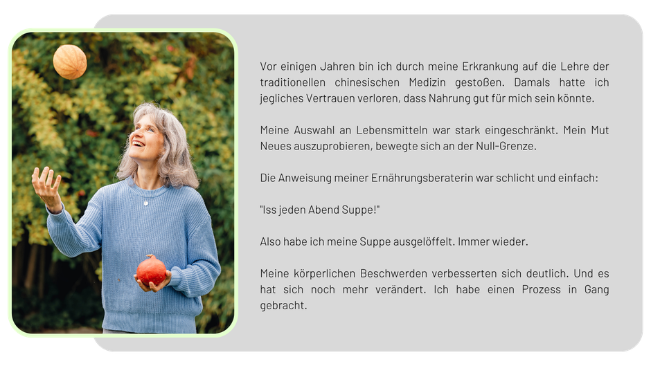 Über mich - Anja Orywol - 5 Elemente Ernährungsberatung 