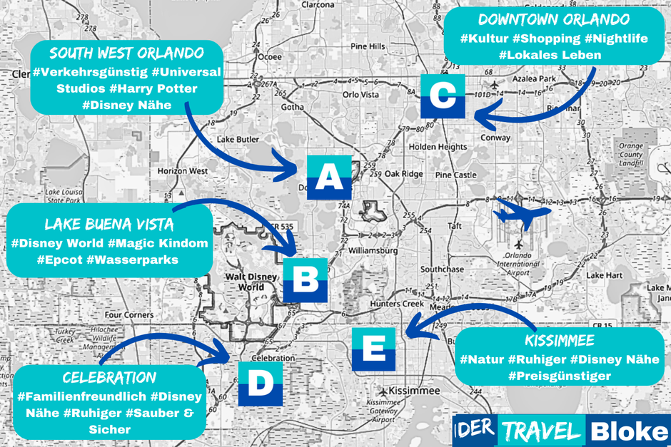 Wo übernachten in Orlando? Hotel Empfehlung & Unterkunft Tipps