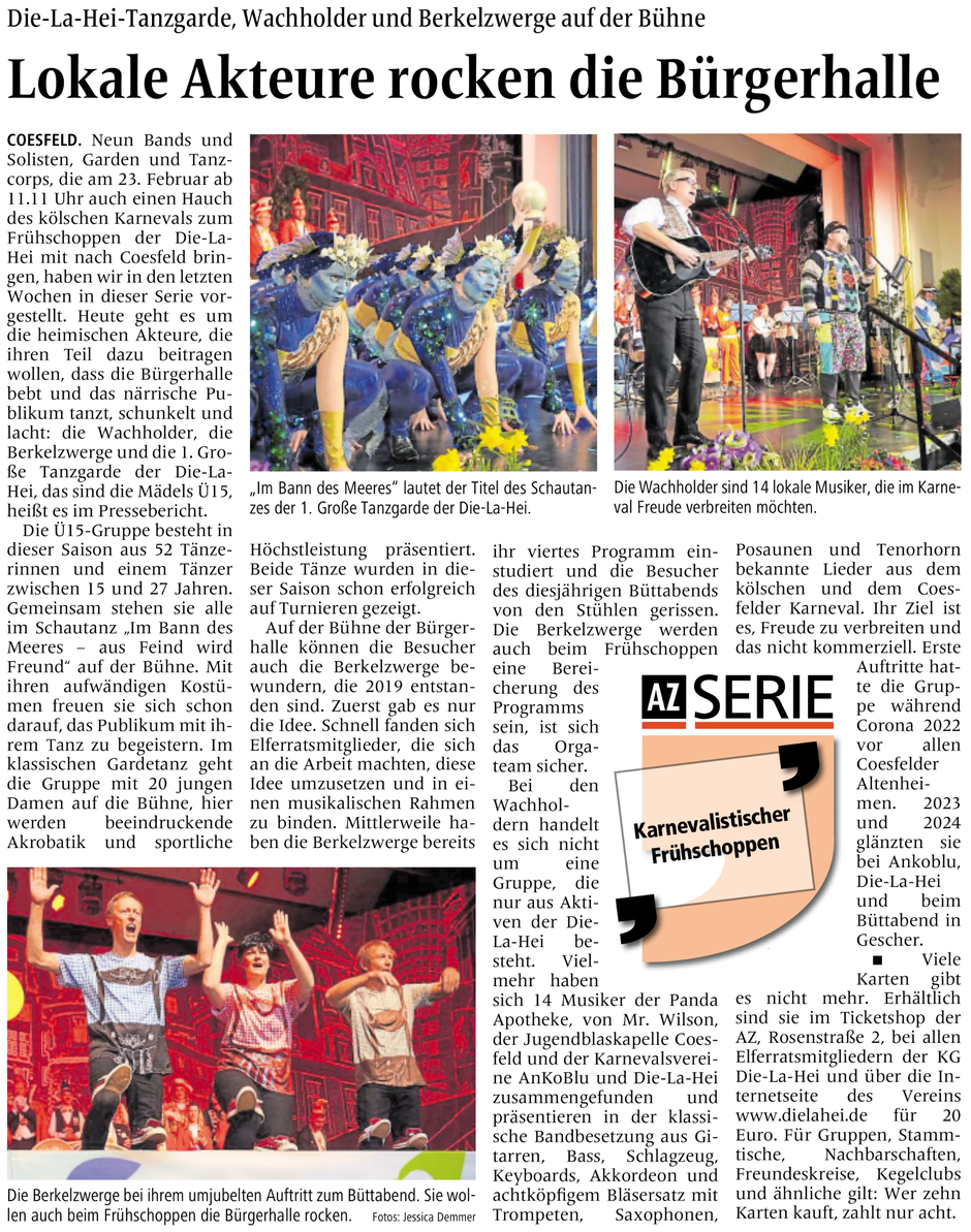 Bericht in der AZ vom 08.02.2025