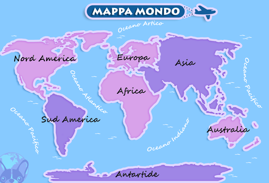 mappamondo carolina va in città tu scegli il viaggio io te lo organizzo mondo