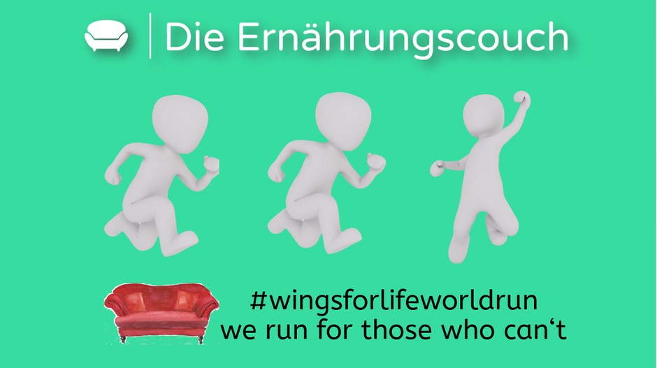 Wings for life world run Ernährungscouch