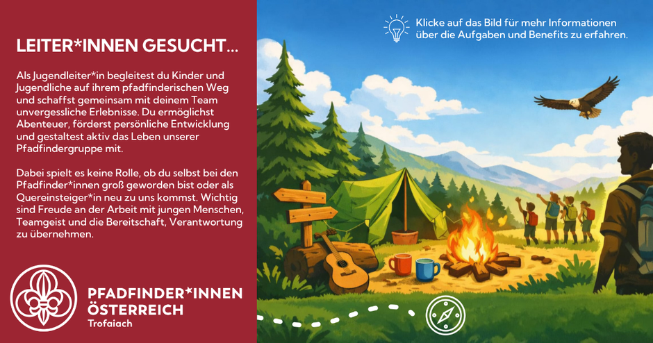 Leiter*innen gesucht - Pfadfindergruppe Trofaiach