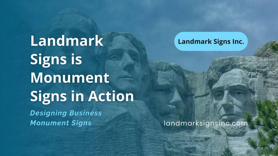 Landmark Signs Is Monument Signs in Action Designing Business Monument Signs by Landmark Signs Inc.